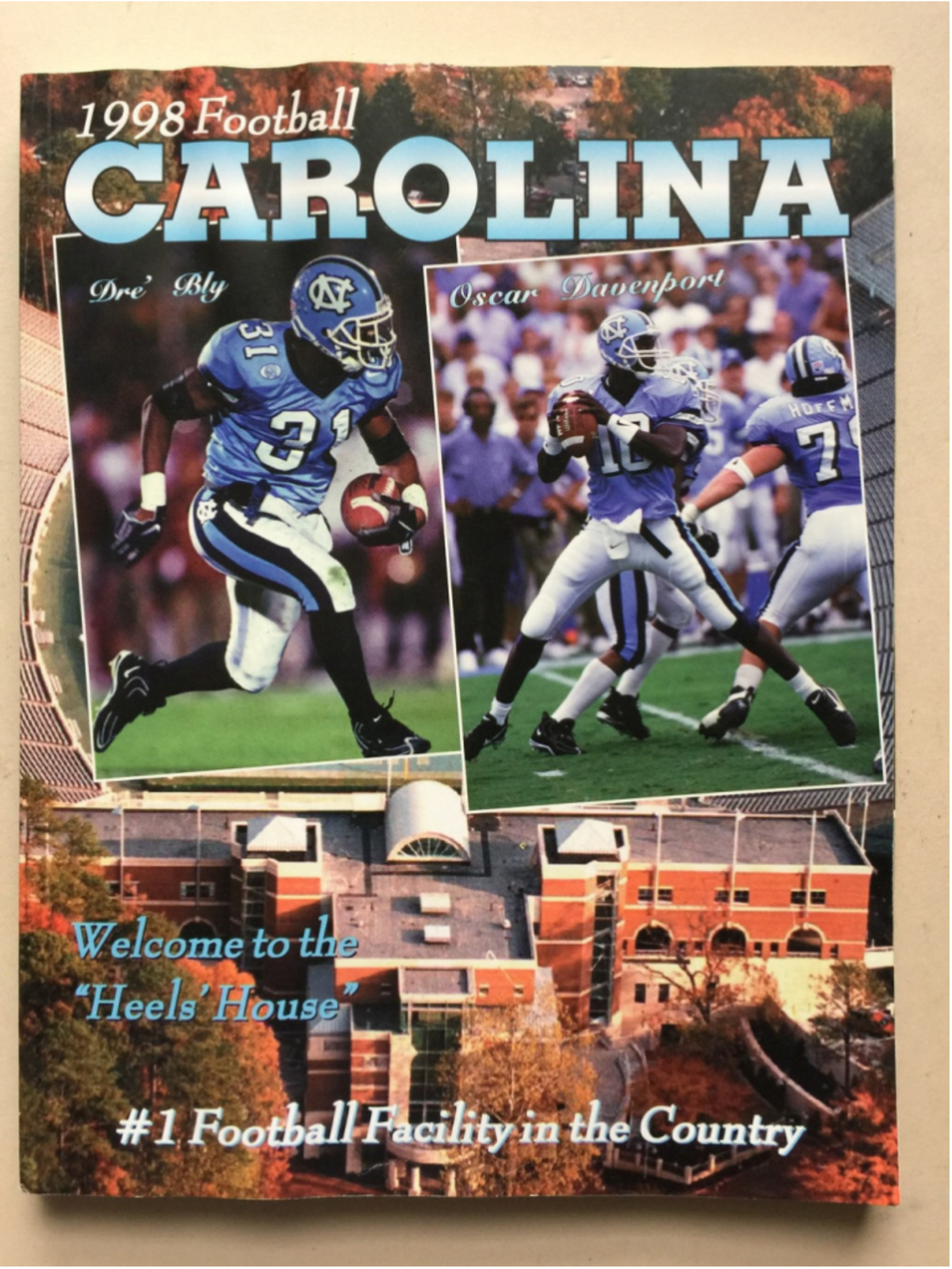 1998 Carolina, Tar Hell Football Magazine, Welcome to the Heels House